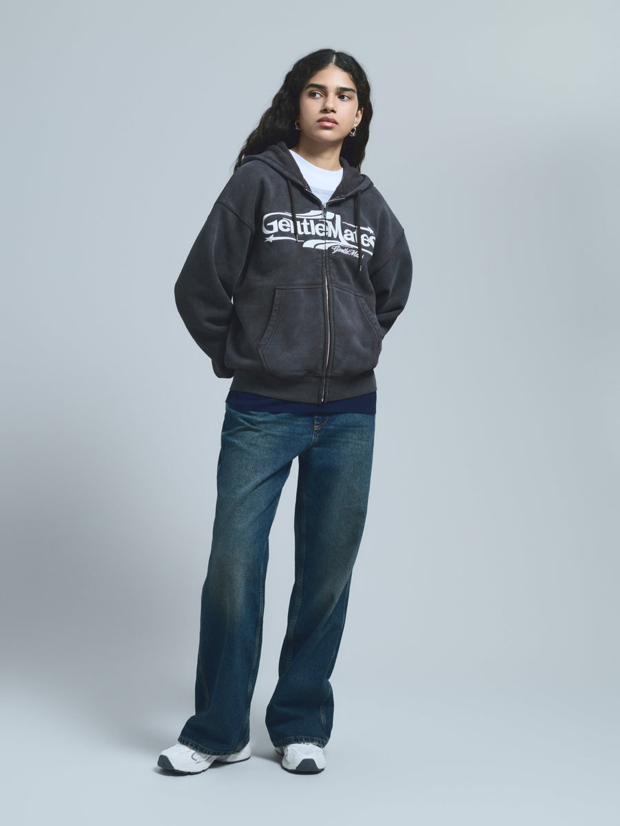 Hoodie Racing Délavé 2
