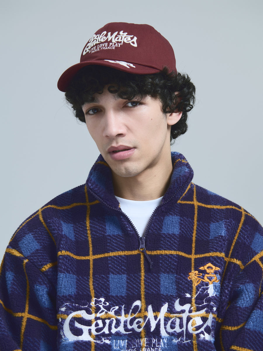 Dad Hat Bordeaux 4