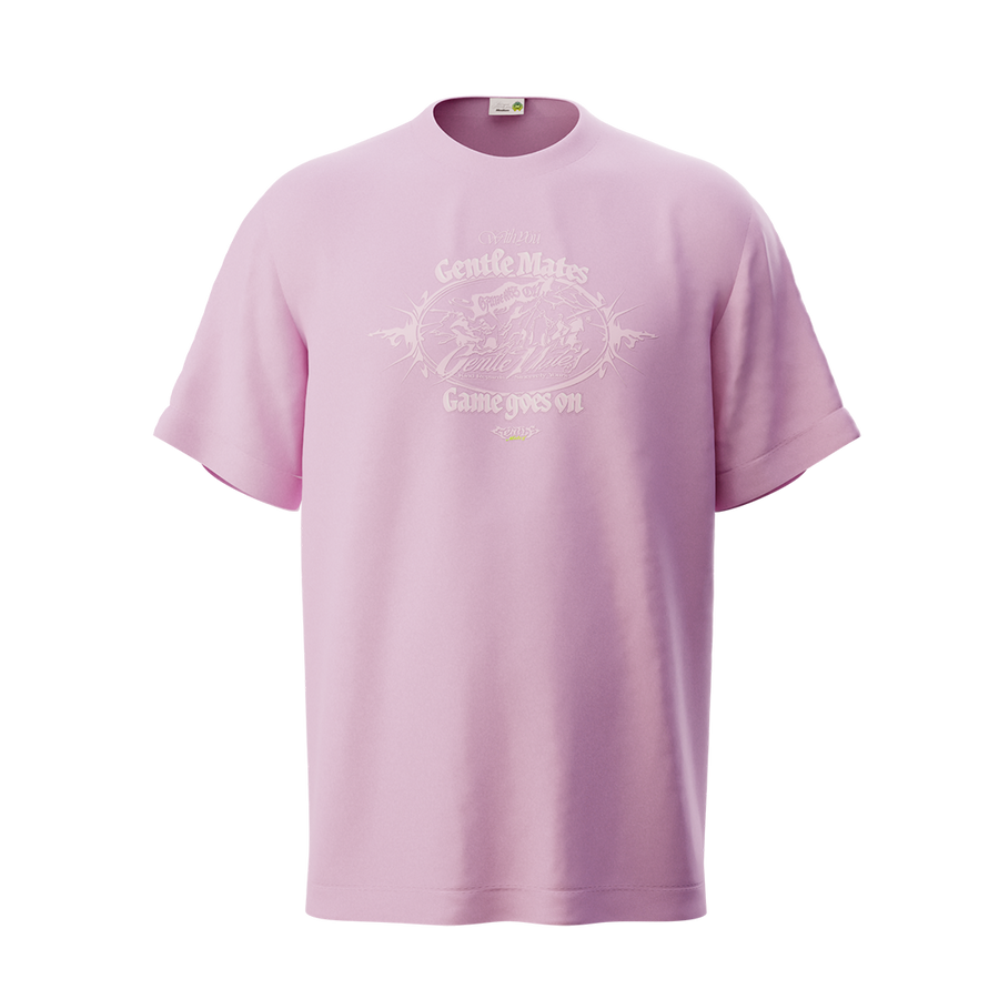 T-shirt Grunge rose 1