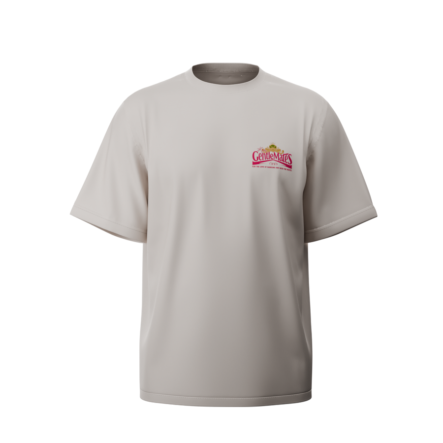 T-SHIRT HANGING OUT CRÈME 1