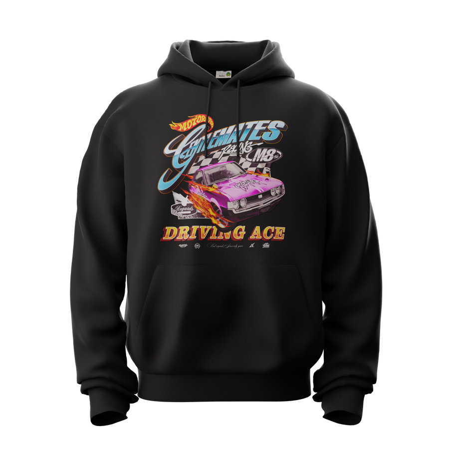 Hoodie Gentle Mates Racing noir 1