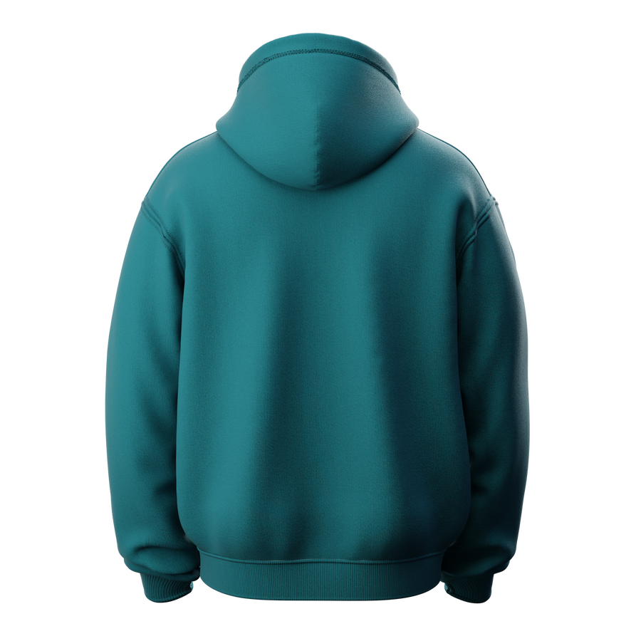 Hoodie Gentle Santa Love vert 2