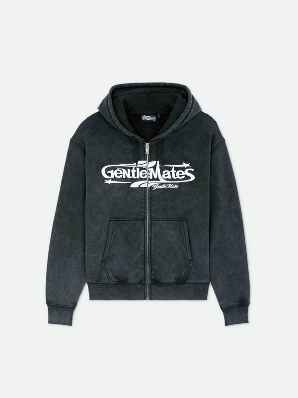 Hoodie Racing Délavé