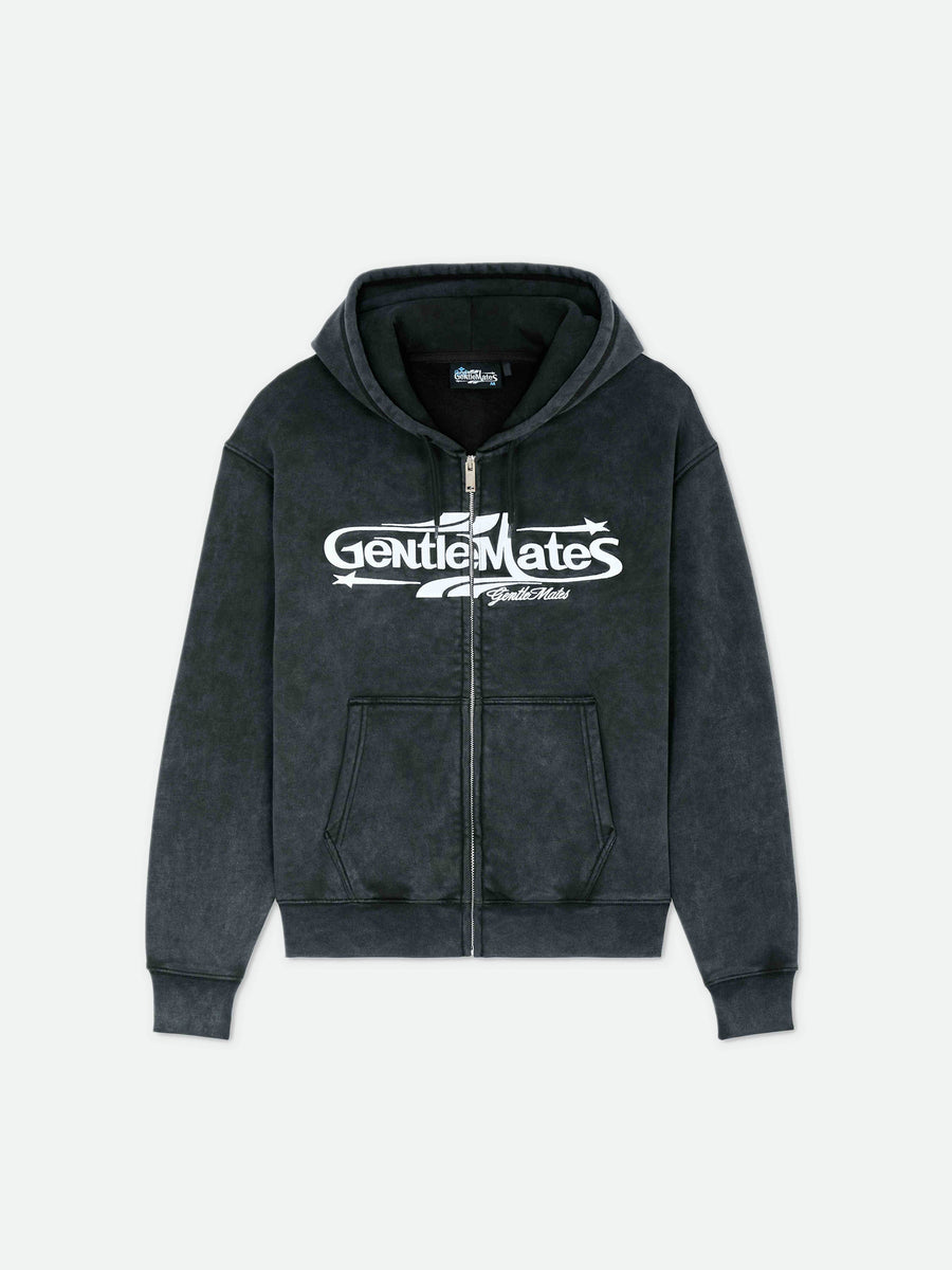 Hoodie Racing Délavé 1
